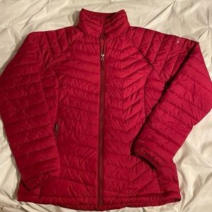 Red Columbia Puffer Jacket- Med